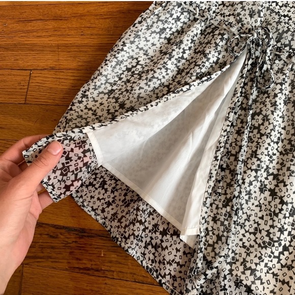 Leith Nordstrom Asymmetrical Midi Dress Floral S - Picture 6 of 9